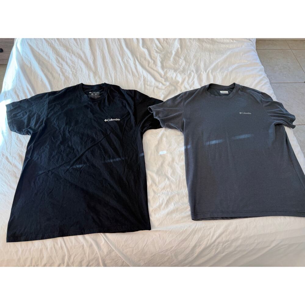Columbia T-Shirt Lot of‎ 2 Men’s Size Large